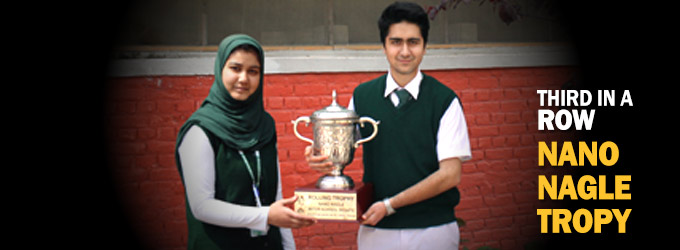 DPS, Srinagar bagged Nano Nagle Trophy for the third consecutive year