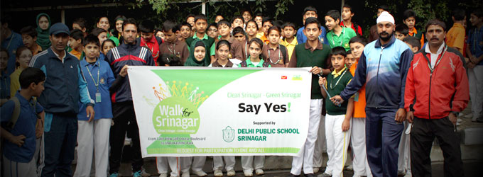 Participation in ‘Walk for Clean & Green Srinagar’