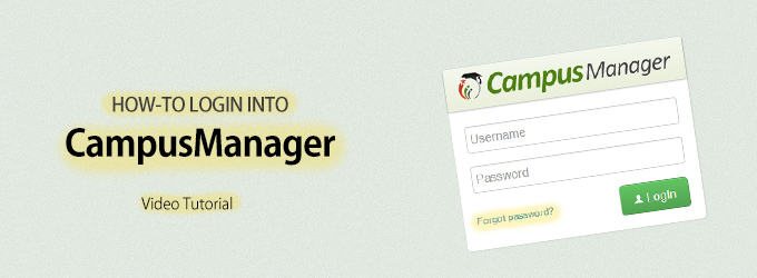 Instructions for logging into CampusManager