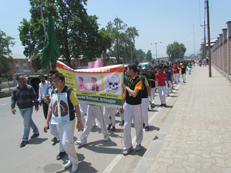 Anti-tobacco rally held by Dipsites