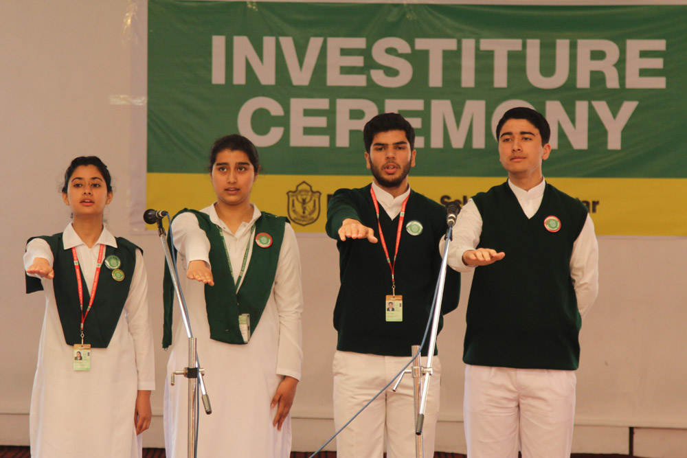Investiture ceremony held for the elected representatives of the student council