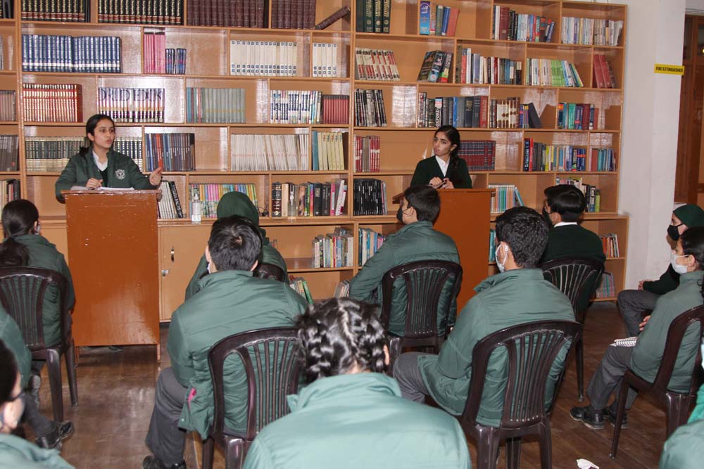 Debate held in Senior School Library