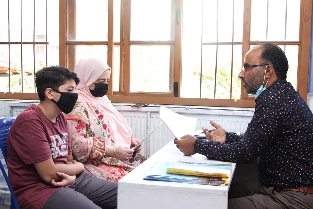 Parent Teacher Meet held for class 8th