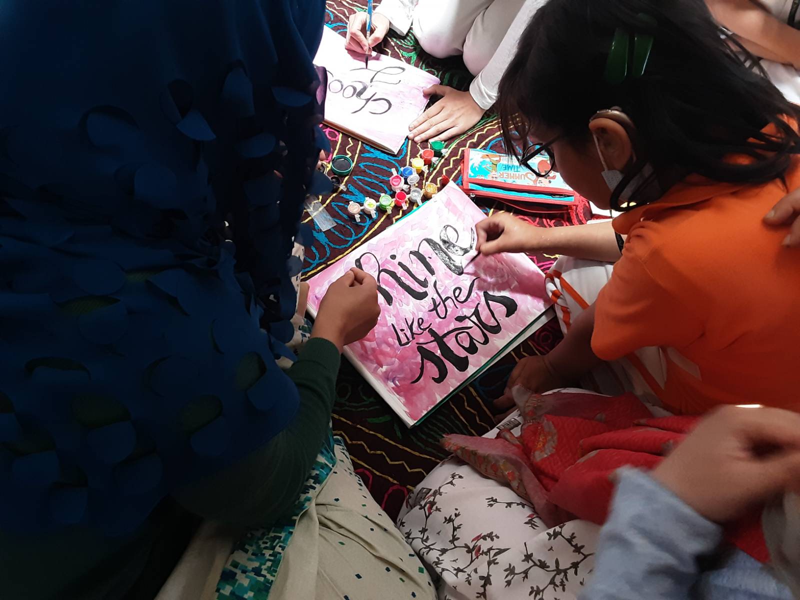 Calligraphy activity held at LRC