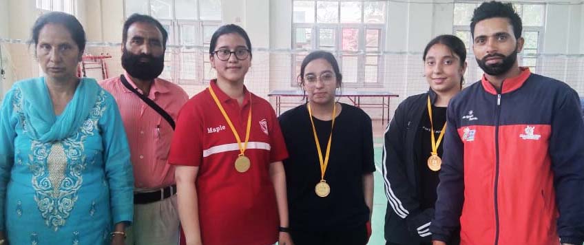 DPS Srinagar wins 18 medals in the Inter School Zonal level badminton championship