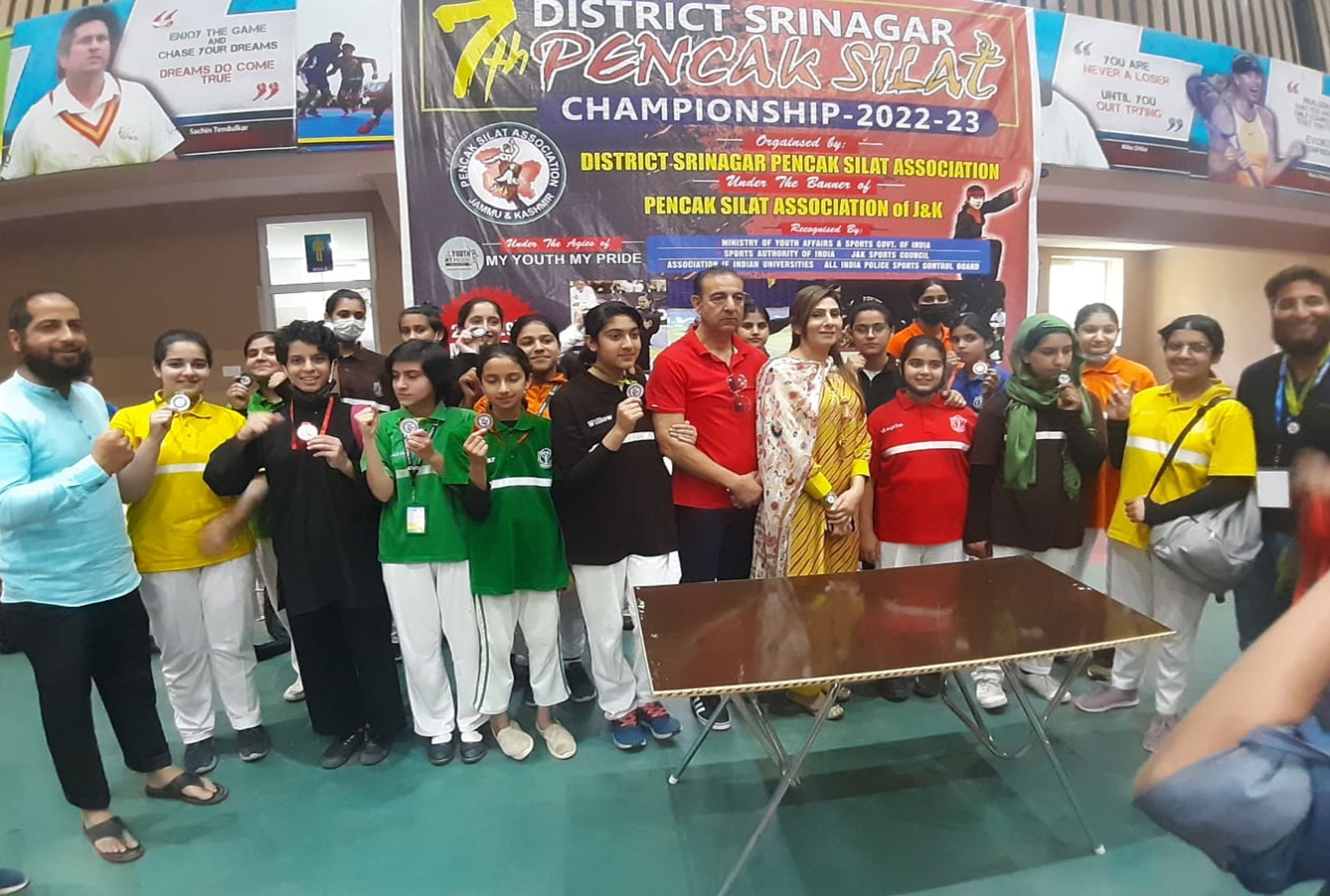 DPS Srinagar wins 39 medals in the 7th District Pencak Silat championship