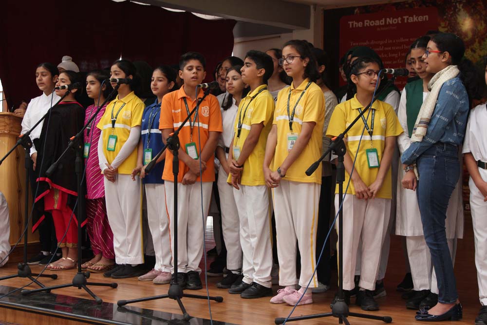 Urdu and Hindi language festival organised for grades V to VIII