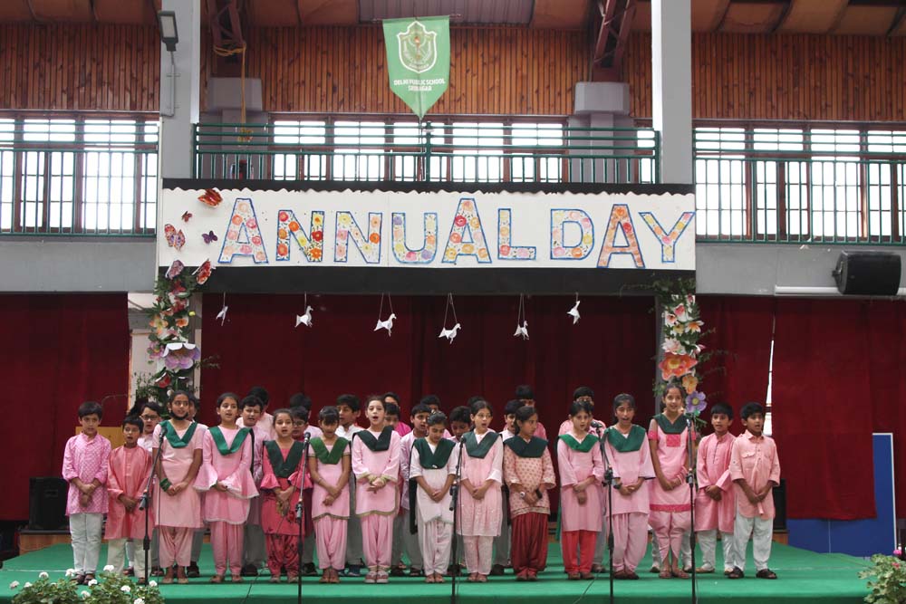 Annual Day celebrated by grade IV