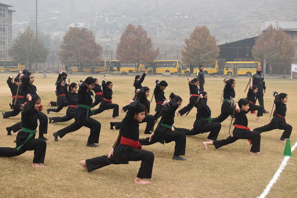 The school organised Sports Day for grade 6th and 8th - Delhi Public School  (DPS) Srinagar