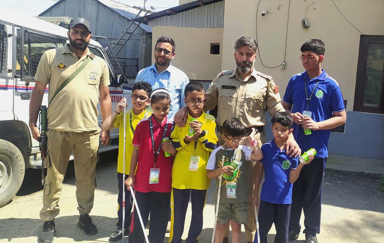 Empowering Insights: Visually Impaired Students Explore Pantha Chowk Police Station