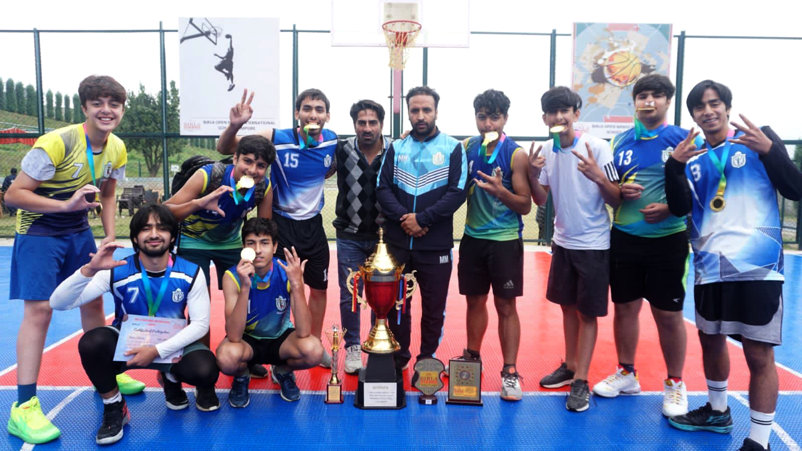 DPS Srinagar wins basketball tourney