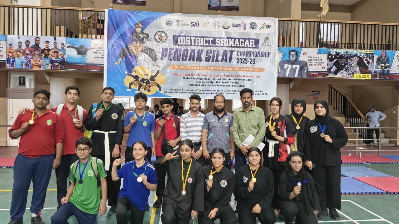 DPS Srinagar Shines at District Pencak Silat Championship 2025–26