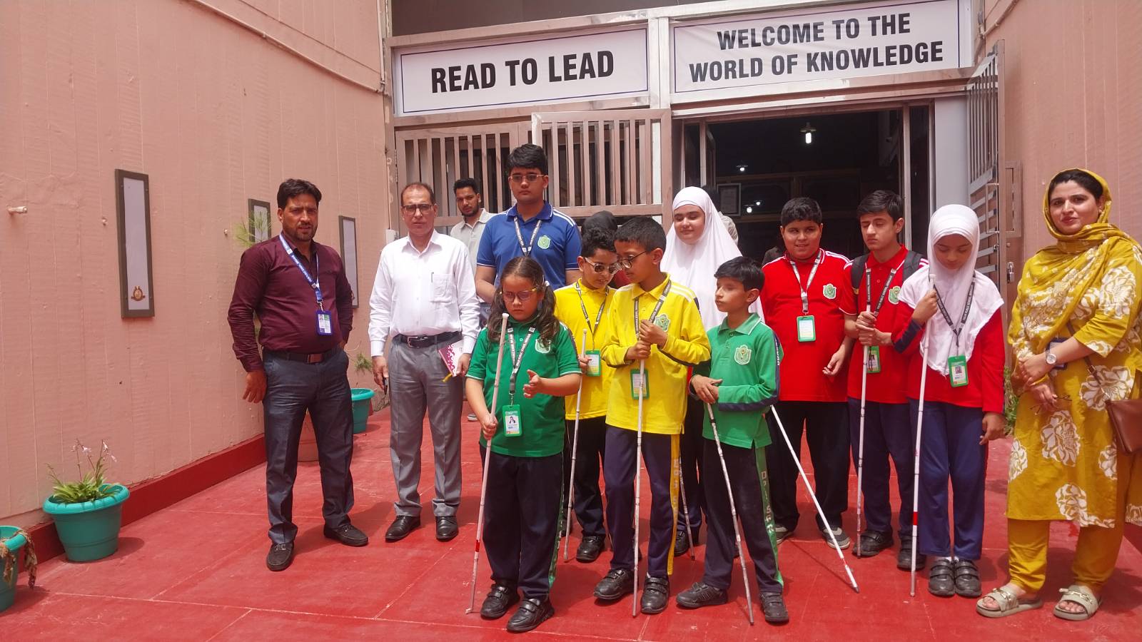 Educational Visit to Allama Iqbal Library by Visually Impaired Students of DPS Srinagar