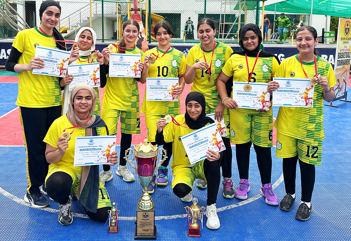 DPS Srinagar Girls’ Basketball Team Clinches Championship Title