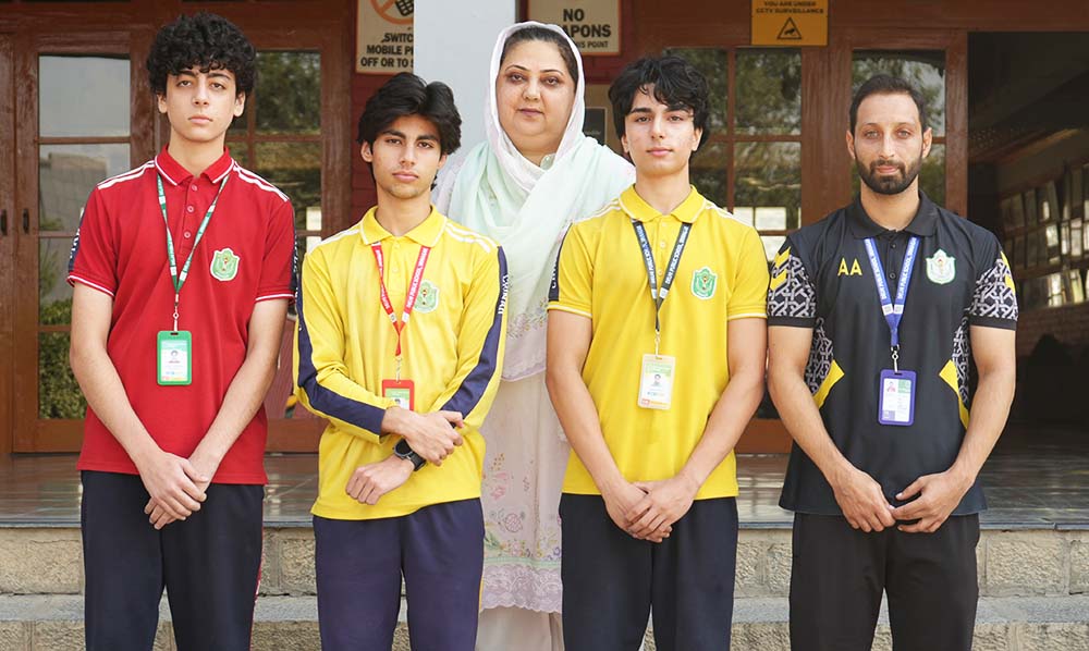 DPS Srinagar Shines at National Badminton Tournament in Hyderabad