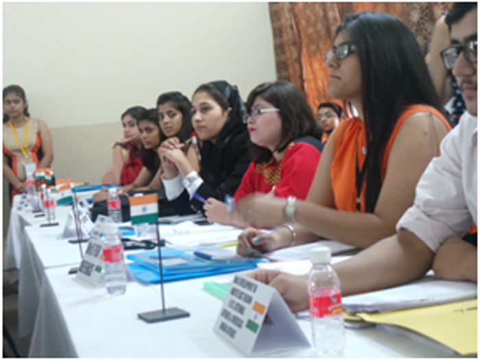 Delegates from DPS Srinagar participated in Bhavan Vidyalaya Chandigarh Model United Nations Conference-2014