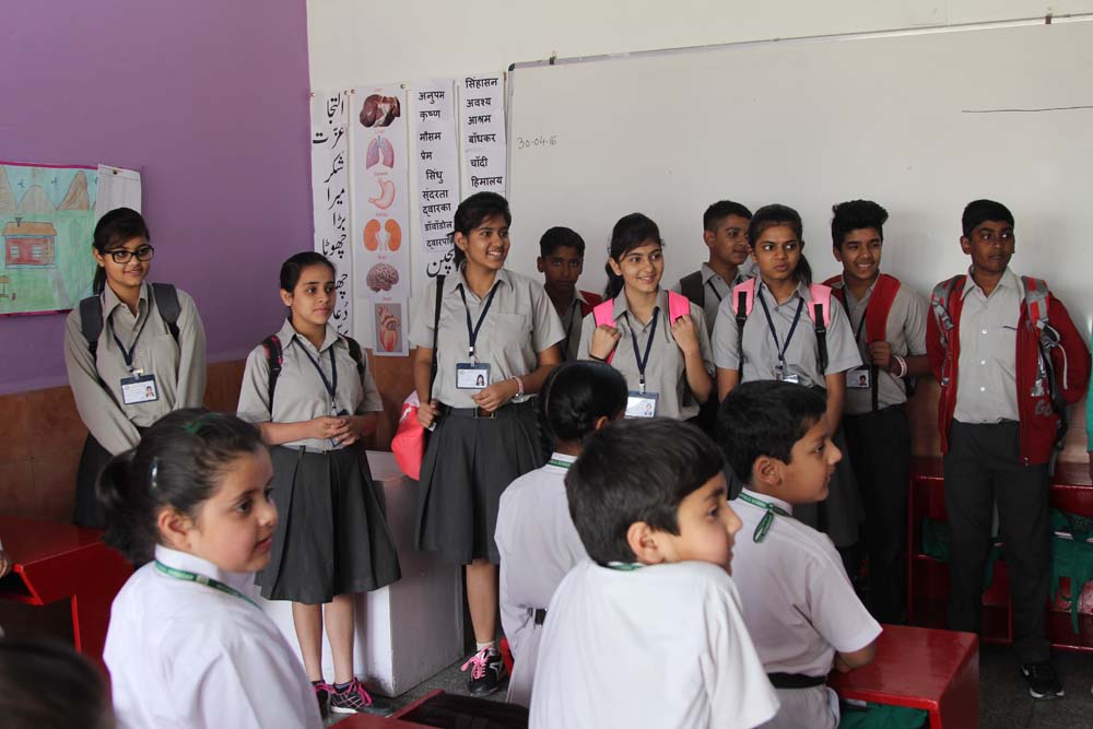 Choithram School, Indore students visit to our school